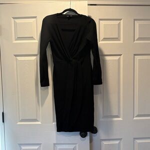 Club Monaco Black Long Sleeve Dress